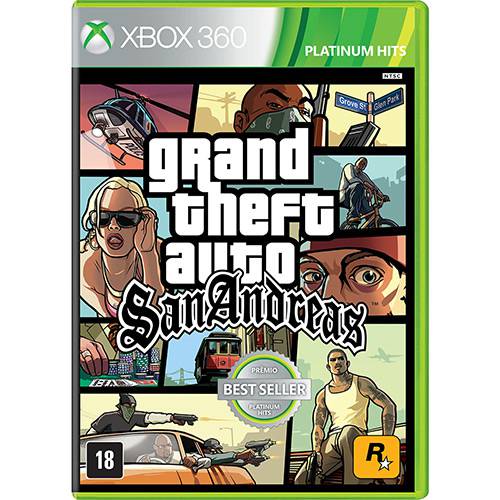 Tudo sobre 'Game Grand Theft Auto: San Andreas - Xbox 360'