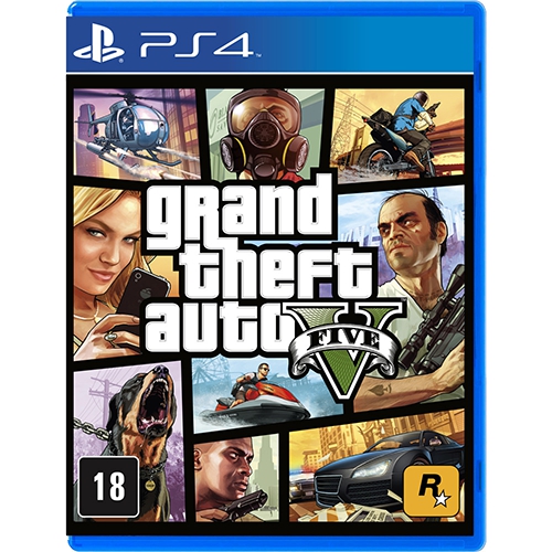 Game - Grand Theft Auto V - PS4 - Rokstar