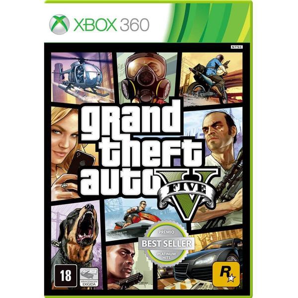 Game Grand Theft Auto V - Xbox 360 - Rockstar