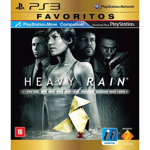Tudo sobre 'Game Heavy Rain - Favoritos - PS3'