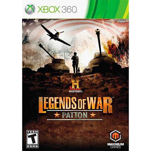 Tudo sobre 'Game History Legends Of War Patton - Xbox 360'