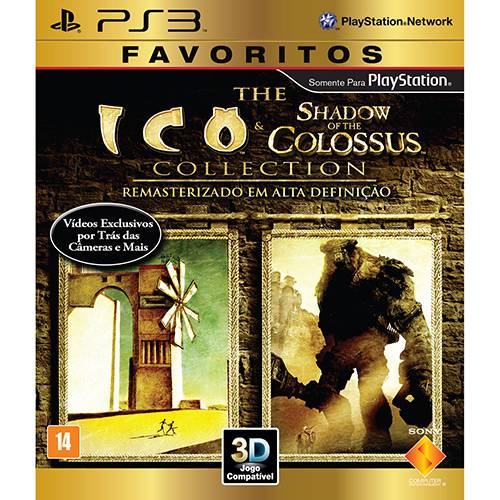 Tudo sobre 'Game Ico/Shadow Of The Colossus Collection - Favoritos - PS3'