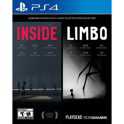 Tudo sobre 'Game Inside Limbo Pacote Duplo - Ps4'