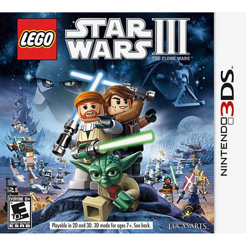 Tudo sobre 'Game - Lego Star Wars III: The Clone Wars - 3DS'