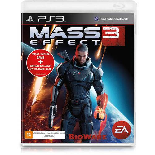 Game Mass Effect 3 - Edição Limitada - PS3