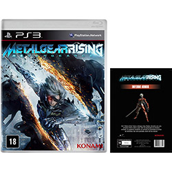 Game Metal Gear Rising com Steelbook + DLC Inferno Armor - PS3