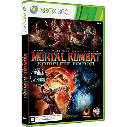 Tudo sobre 'Game Mortal Kombat Komplete Edition - XBOX 360 - Warner Bros Games'