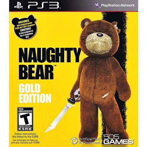 Game Naughty Bear Gold Edition Ps3