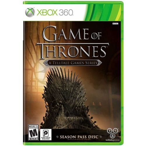 Game Of Thrones: a Telltale Games Series - Xbox 360