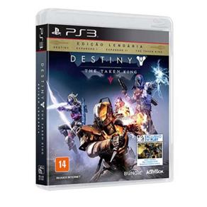 Game PS3 - Destiny - The Taken King Edição Lendária: Destiny Espansão I, Espansão II, The Taken King