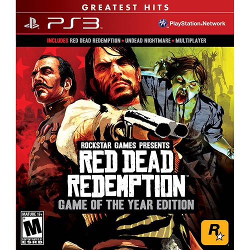Tudo sobre 'Game Red Dead Redemption: Goty - Game Of The Year Edition - PS3'