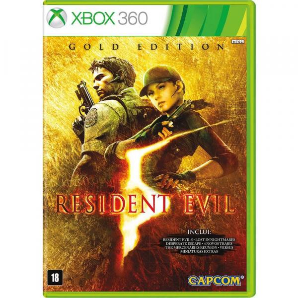 Game Resident Evil 5 Gold Edition - XBox 360 - Capcom
