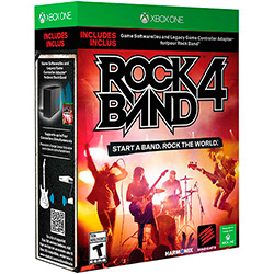 Game Rock Band 4 + Adaptador para Guitarra (Xbox360) - Xbox One