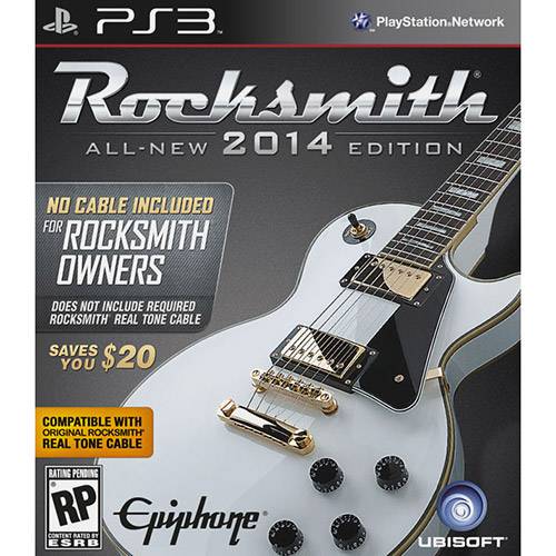 Tudo sobre 'Game Rocksmith 2014 - não Inclui Cabo para Guitarra - PS3'