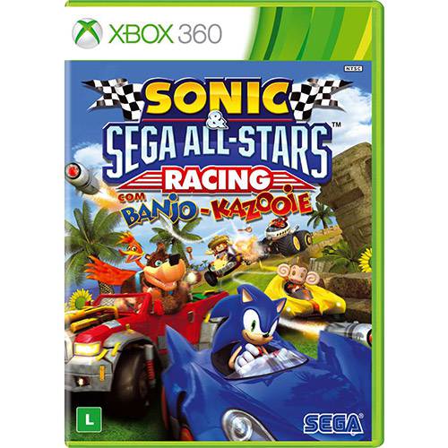 Game - Sonic e SEGA All-Stars Racing com Banjo-Kazooie - XBOX 360