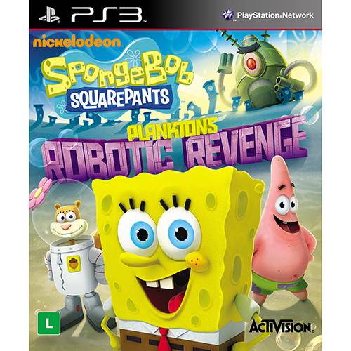 Tudo sobre 'Game Spongebob Squarepants Plankton's - Robotic Revenge - PS3'