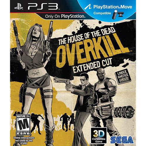 Tudo sobre 'Game The House Of The Dead - Overkill Extended Cut - PS3'