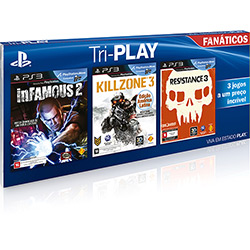 Game Tri-Play Fanáticos (Box com 3 Jogos) - PS3