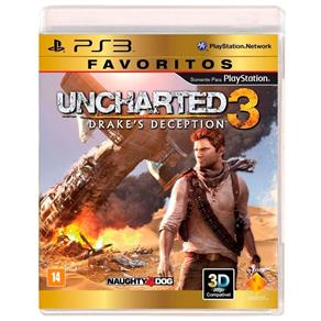 Game Uncharted 3: Drake`s Deception - Favoritos - PS3