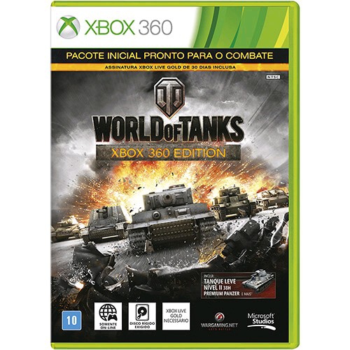 Game World Of Tanks - Xbox 360 - Games