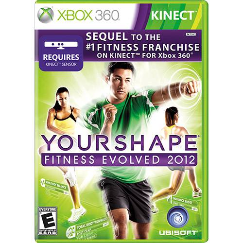Tudo sobre 'Game Your Shape Fitness Evolved 2012 - XBOX 360'