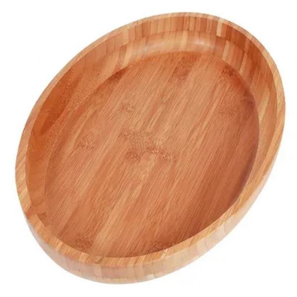 Gamela Oval Bamboo 41X27cm - Mor