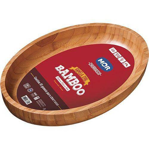 Gamela Oval Bamboo 33x23cm 3362 Mor