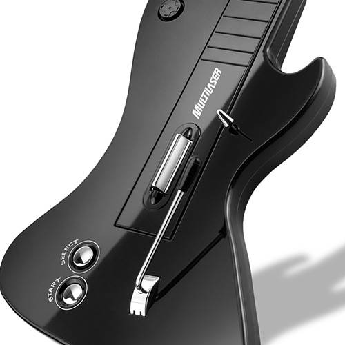 Games Guitarra Super Band - PS2 / PS3 / Wii com 10 Botões Sem Fio