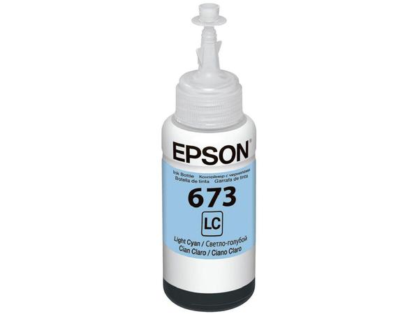 Garrafa de Tinta Epson T673520-AL Ciano Claro - Original