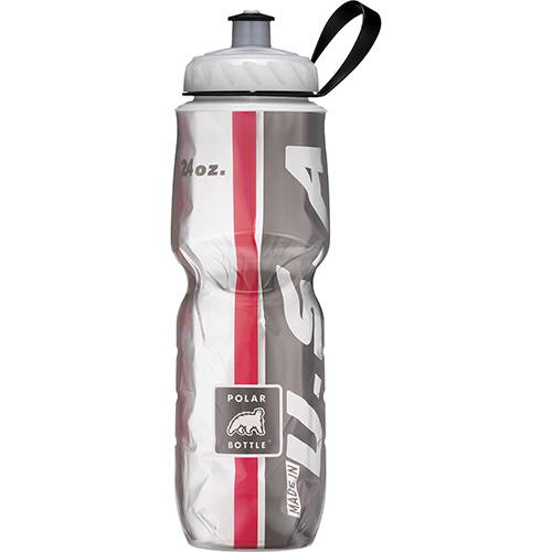 Garrafa Polar 24oz - 710 Ml - Red And Black