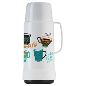 Garrafa Térmica GLT Rolha 1,0 L Coffee Cream ou Pop Art Coffee - Invicta