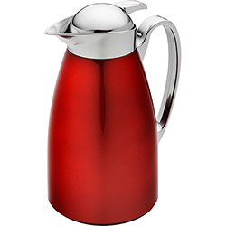 Tudo sobre 'Garrafa Térmica Metal Bon Gourmet Oxford Vermelho 1Litro'