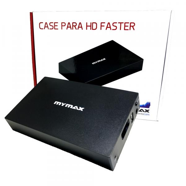 Gaveta HD Case Externo 3.5 USB 3.0 - Preto Mymax (MENC-X3521-BK)
