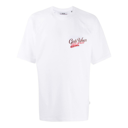Gcds Camiseta com Estampa Posterior - Branco
