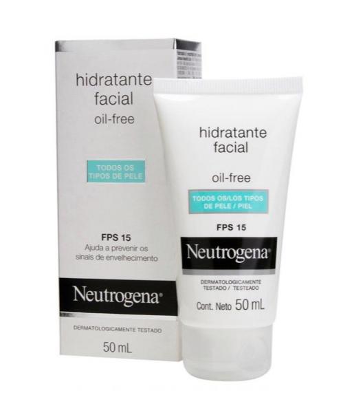 Gel Creme Hidratante Facial NEUTROGENA Oil Free FPS 15 50ml - Neutrogena
