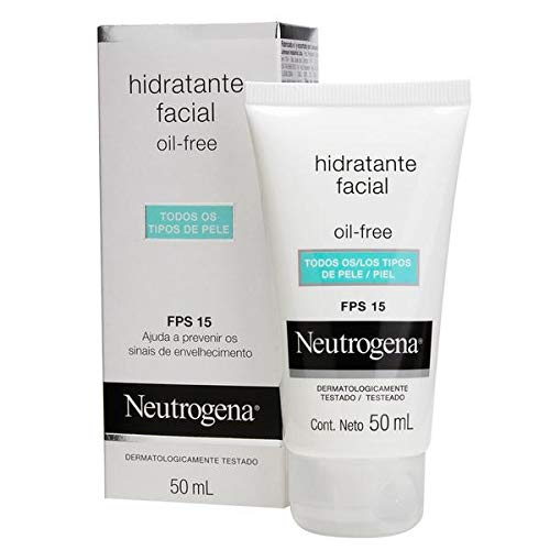 Gel Creme Hidratante Facial Oil Free FPS15, Neutrogena, 50ml