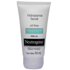 Gel Creme Hidratante Neutrogena Oil Free com FPS15 – 50 Ml