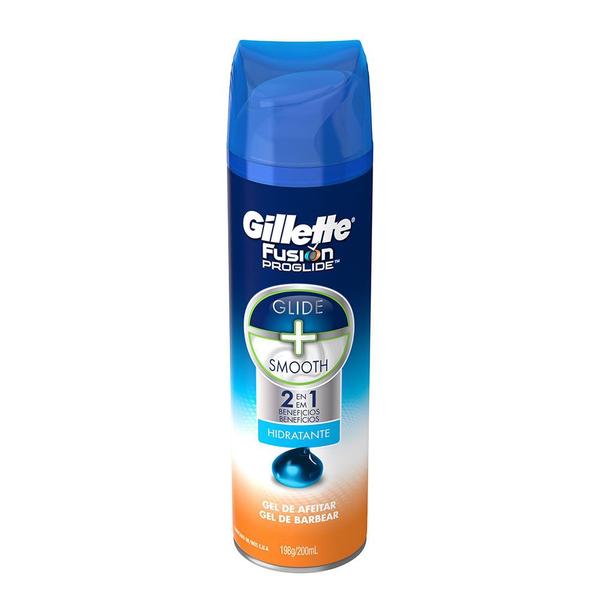 Gel de Barbear Gillette Fusion Proglide Hidratante 198g