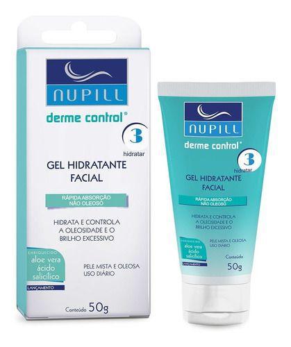 Gel Hidratante Facial Derme Control 50g - Nupill
