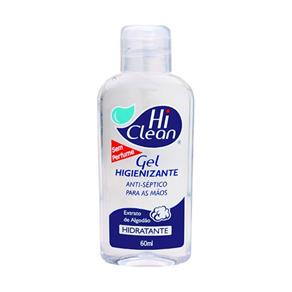 Gel Higienizante Hi Clean Extrato de Algodão - 60ml