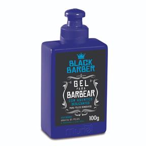 Gel Muriel para Barbear Black Barber 100g Muriel