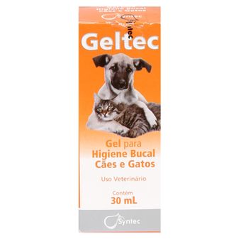 Tudo sobre 'Gel para Higiene Bucal Geltec Syntec 30ml P/ Cães e Gatos'