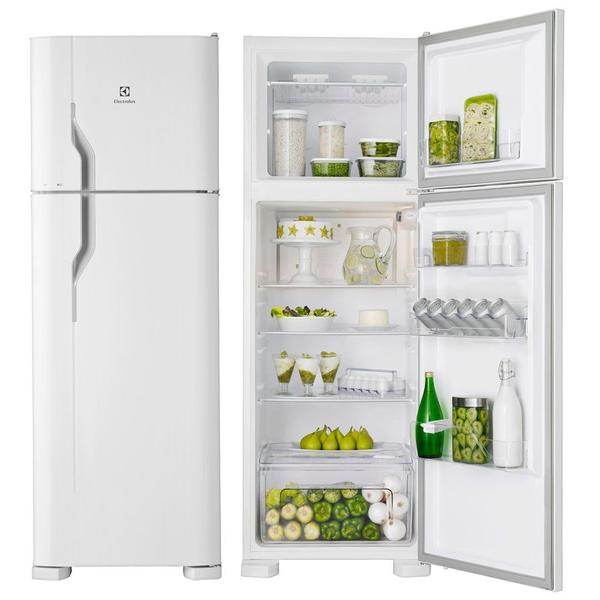 Geladeira Refrigerador 362 Litros Electrolux Cycle Defrost 2 Portas - DC44 Branco