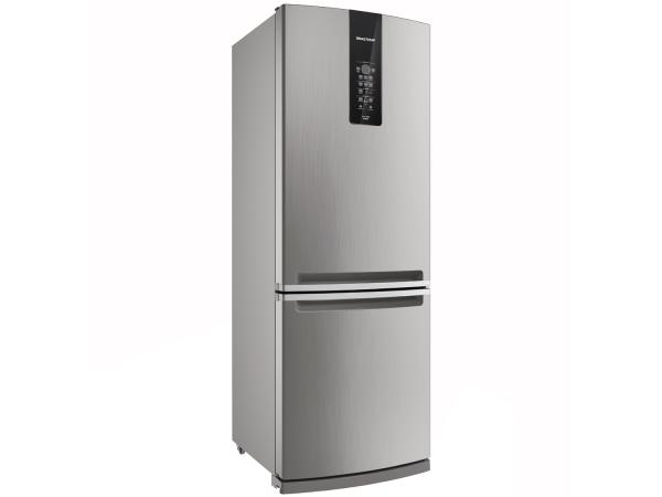 Geladeira/Refrigerador Brastemp Frost Free Evox - Duplex Inverse 460L Painel Touch BRE59AK