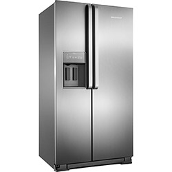 Geladeira / Refrigerador Brastemp Side By Side BRS70 Inox 540 Litros