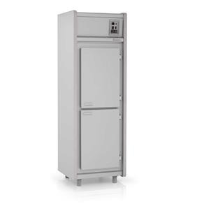 Geladeira/Refrigerador Comercial com Controlador Inteligente 2 Portas Cega Chapa Cinza GRCE-2P Gelopar Gelopar