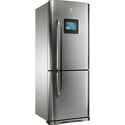 Geladeira / Refrigerador Electrolux Frost Free Duplex Freezer Invertido DT52X 454 Litros Inox