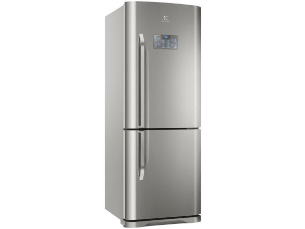 Geladeira/Refrigerador Electrolux Frost Free Inox - Bottom Freezer 454L Painel Blue Touch DB53X