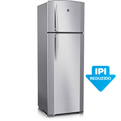 Tudo sobre 'Geladeira / Refrigerador GE RFGE390 324 Litros Inox'