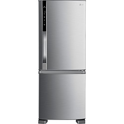 Geladeira/Refrigerador LG 2 Portas Inverse Bottom Freezer Fresh & Light 423L - Inox